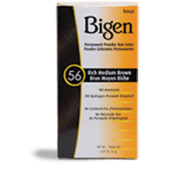 bigen permanent powder hair color #56 rich medium brown bigen permanent powder hair color #56 rich medium brown