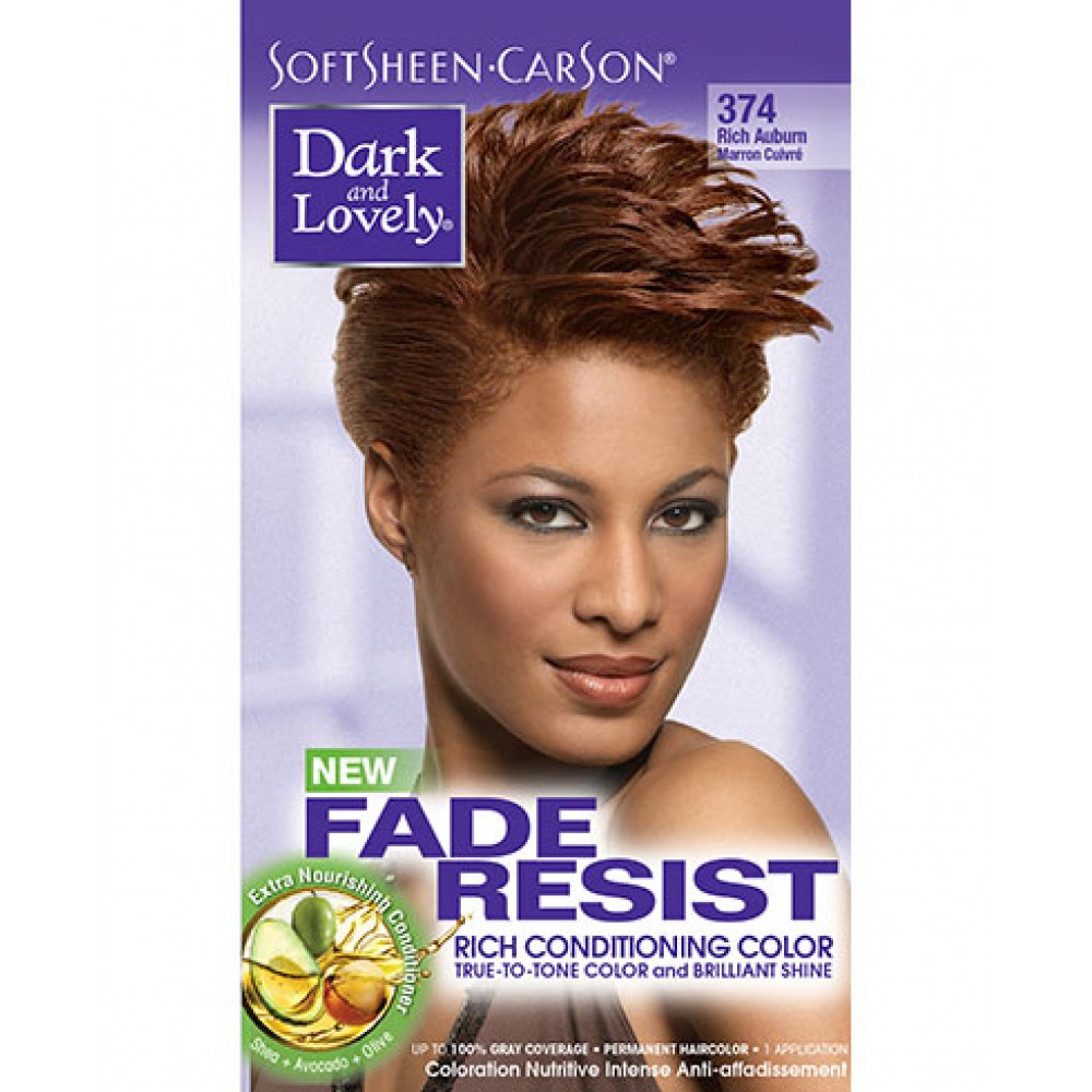 dark and lovely fade resistant rich conditioning color  #374 - rich auburn