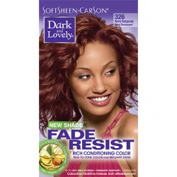 Dark And Lovely Fade Resistant Rich Conditioning Color #326 - Berry Burgundy Dark And Lovely Fade Resistant Rich Conditioning Color #326 - Berry Burgundy