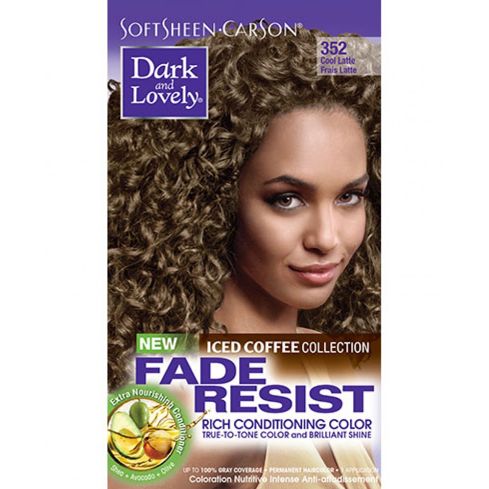 dark and lovely fade resistant rich conditioning color  #352 -  cool latte