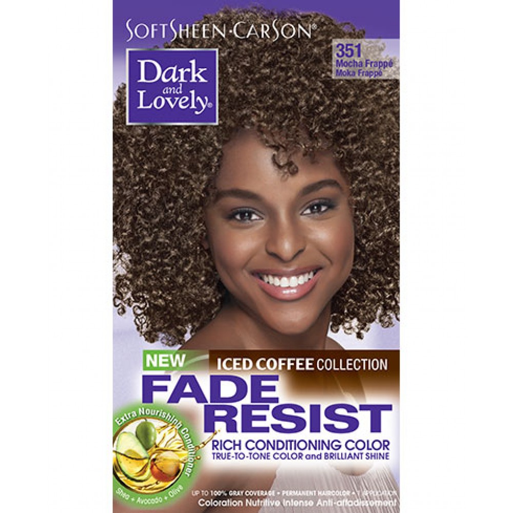 dark and lovely fade resistant rich conditioning color  #351 - mocha frappé