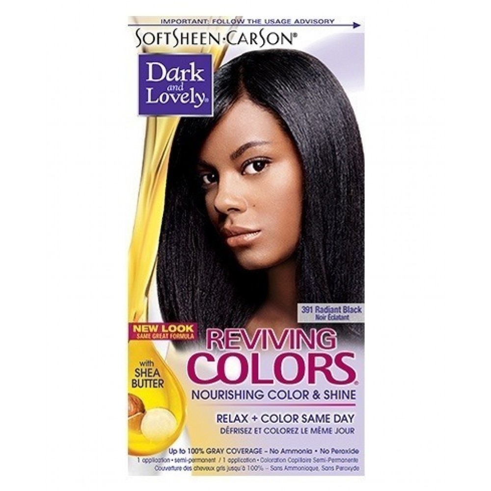 dark and lovely reviving color #391 - radiant black