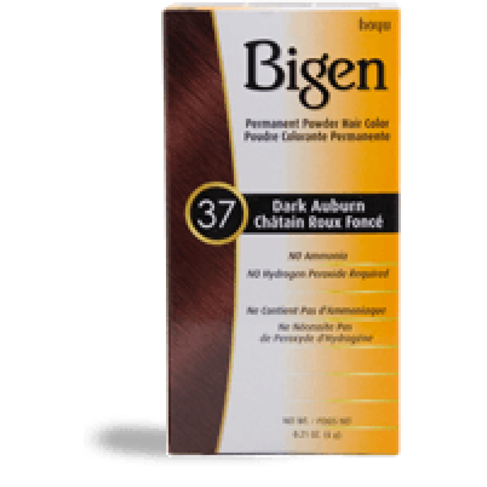 bigen permanent powder hair color #37 - dark auburn bigen permanent powder hair color #37 - dark auburn