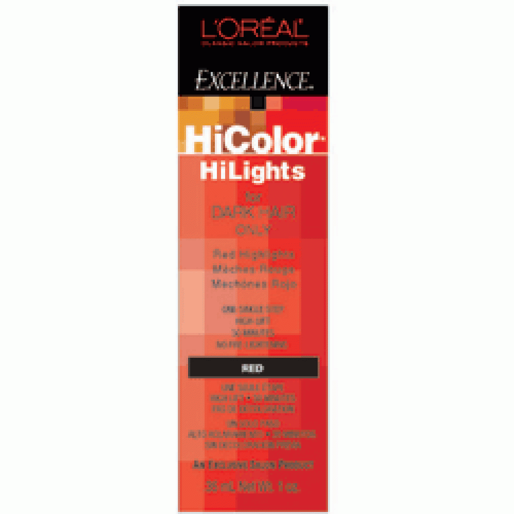 l'oreal excellence hicolor red hilights permanent creme hilighting for dark hair only - magenta loreal excellence hicolor red hilights permanent creme hilighting for dark hair only - magenta