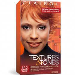 Clairol Textures & Tones Permanent Moisture-rich Hair Color #8ro - Flaming Desire Clairol Textures & Tones Permanent Moisture-rich Hair Color #8ro - Flaming Desire