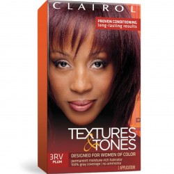 Clairol Textures & Tones Permanent Moisture-rich Hair Color #3rv - Plum Clairol Textures & Tones Permanent Moisture-rich Hair Color #3rv - Plum