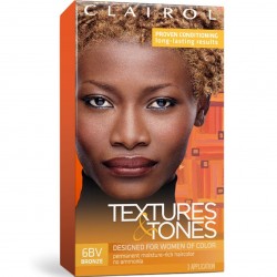 Clairol Textures & Tones Permanent Moisture-rich Hair Color #6bv - Bronze Clairol Textures & Tones Permanent Moisture-rich Hair Color #6bv - Bronze