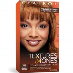 Clairol Textures & Tones Permanent Moisture-rich Hair Color #5g - Light Golden Brown Clairol Textures & Tones Permanent Moisture-rich Hair Color #5g - Light Golden Brown