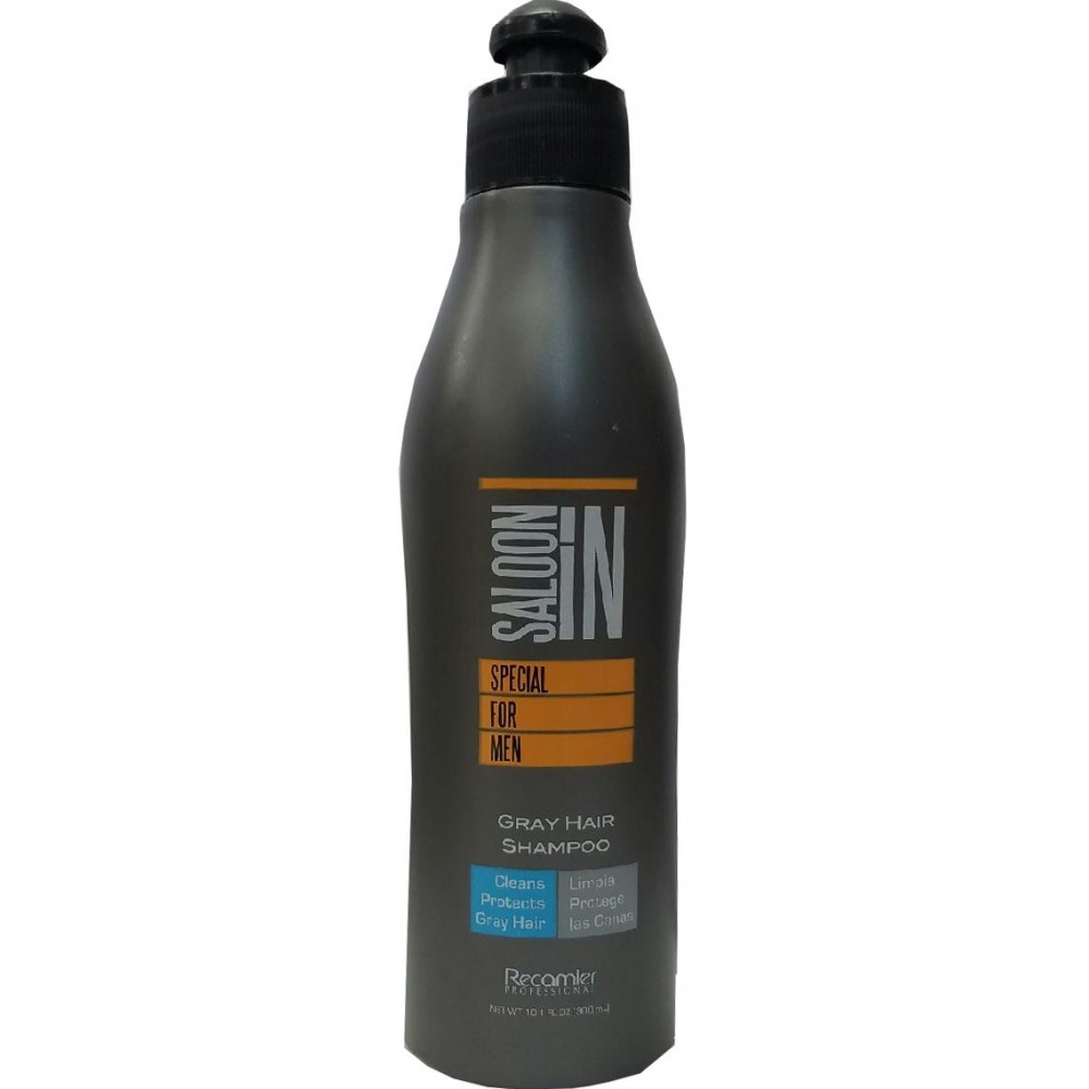 Recamier Saloon In Special For Men Gray Hair Shampoo 10.1oz