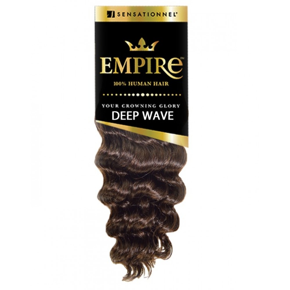 Sensationnel Empire Deep Wave 100% Human Hair Weave