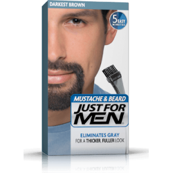 Just For Men Brush-in Color For Mustache & Beard - Darkest Brown Just For Men Brush-in Color For Mustache & Beard - Darkest Brown
