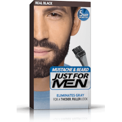 Just For Men Brush-in Color For Mustache & Beard - Real Black Just For Men Brush-in Color For Mustache & Beard - Real Black