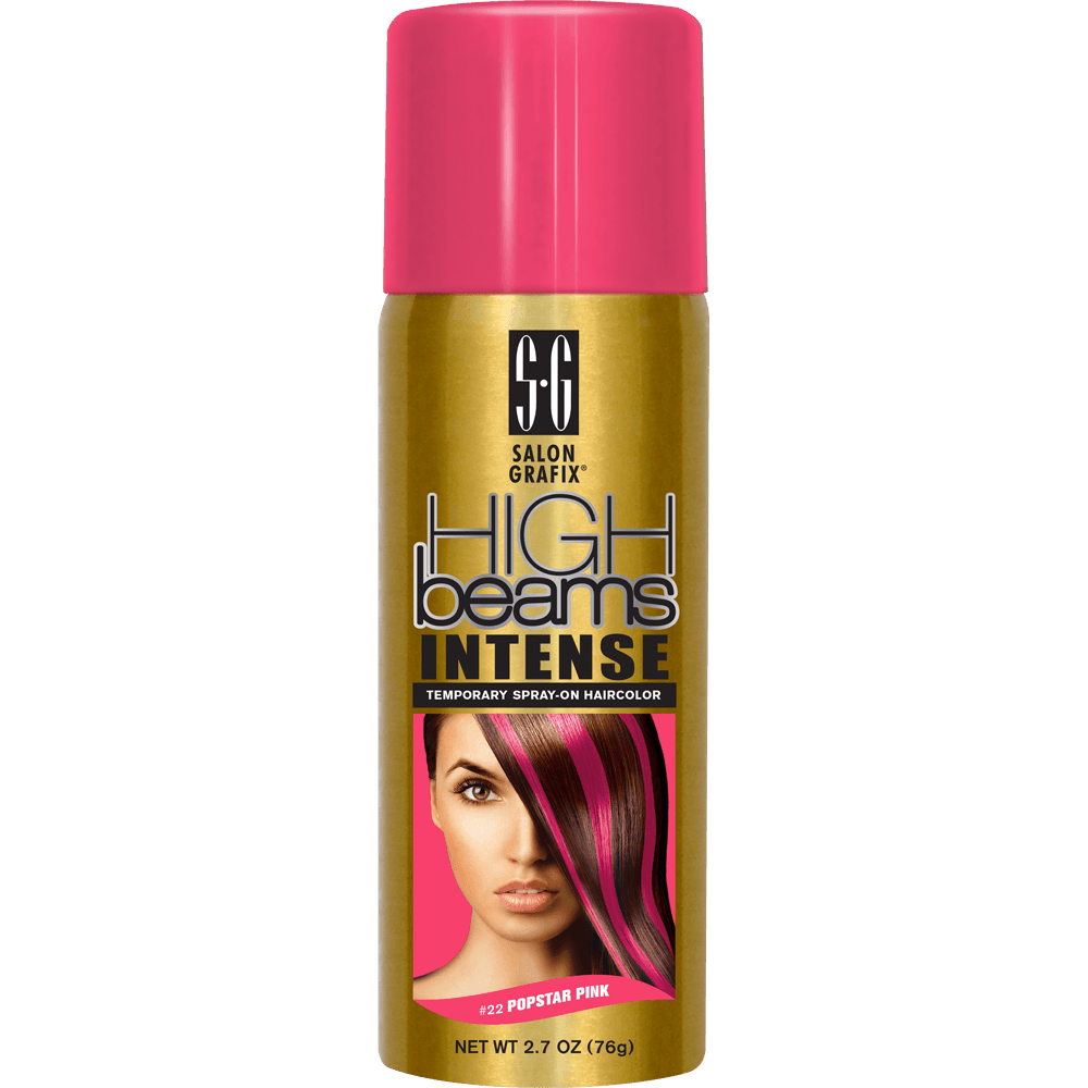 high beams intense temporary spray-on hair color - popstar pink