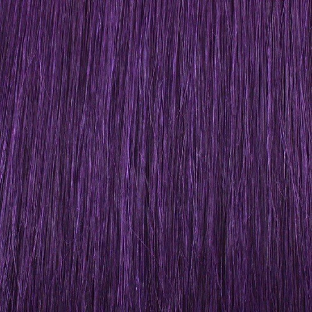 18 clip in - 7pcs synthetic hair extension -straight - purple