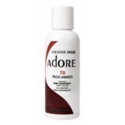 Adore Semi Permanent Hair Color 78 Rich Amber Adore Semi Permanent Hair Color 78 Rich Amber