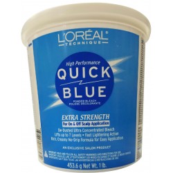 L'oreal Quick Blue Extra Strength Powder Bleach 16 Oz L'oreal Quick Blue Extra Strength Powder Bleach 16 Oz