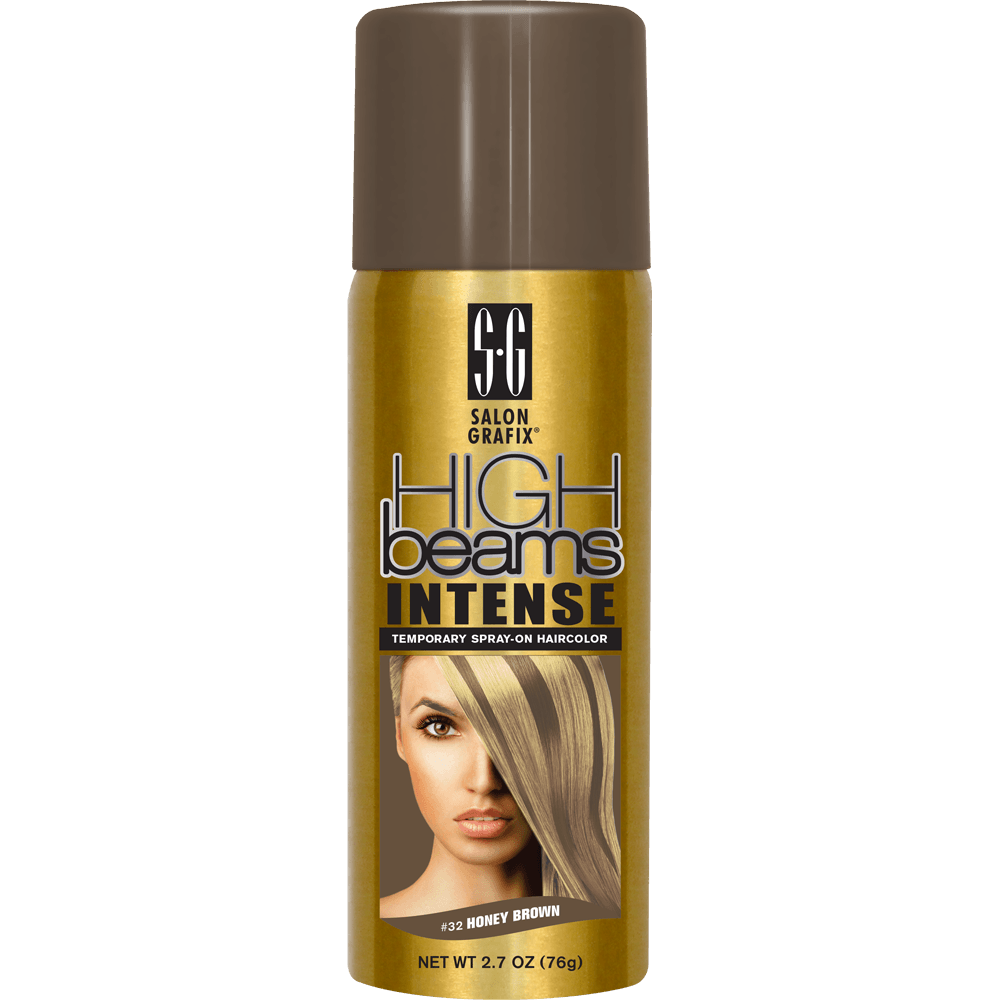 high beams intense temporary spray-on hair color - honey brown