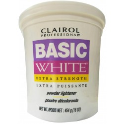 Clairol Basic White Extra Strength Powder Lightener 16 Oz Clairol Basic White Extra Strength Powder Lightener 16 Oz