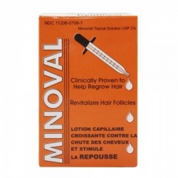 Minoval Hair Regrowth Treament Drops 2 Oz