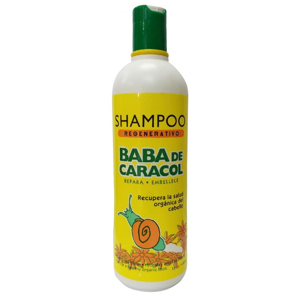 Baba De Caracol Earth Snail Regenerating Shampoo 16 Oz