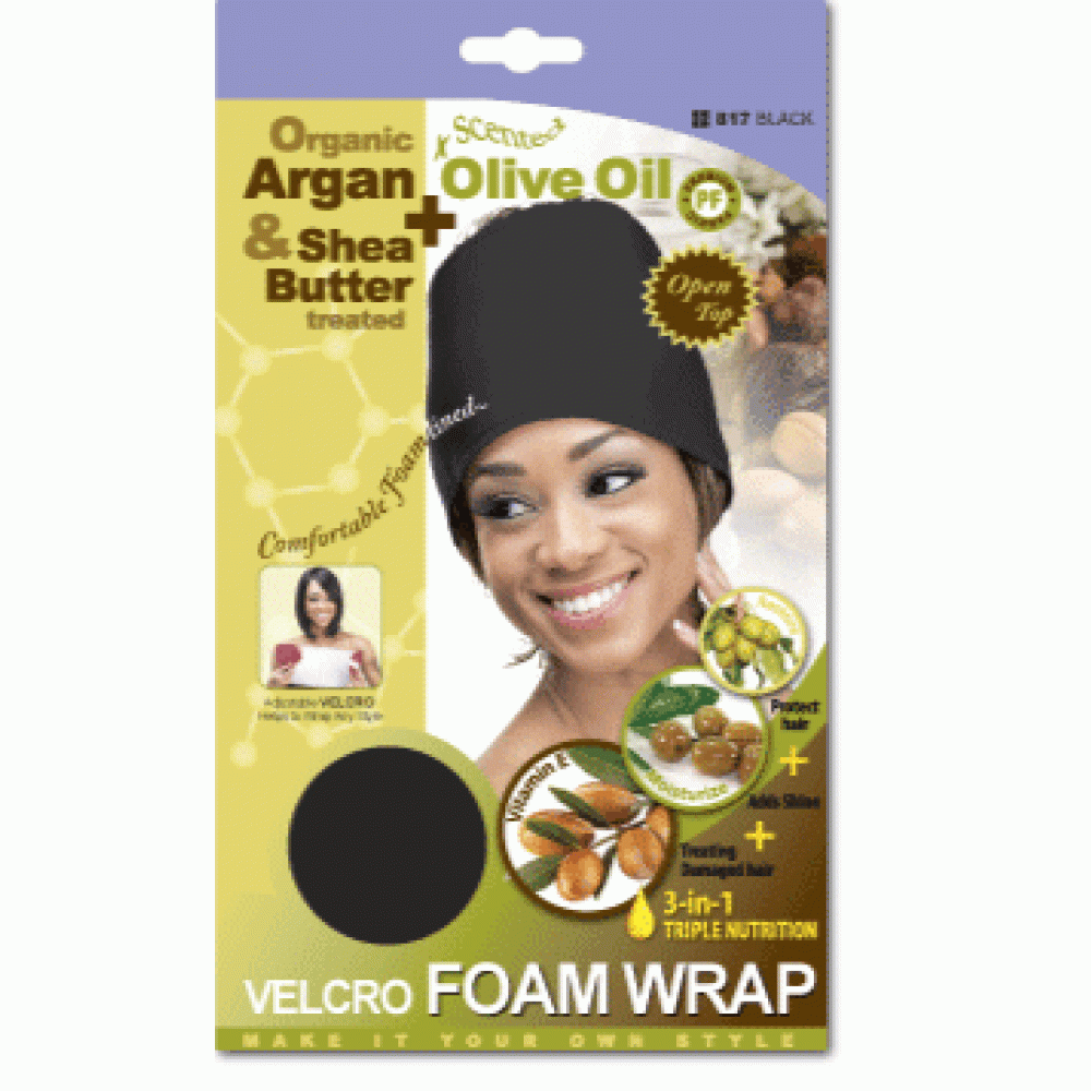 Qfitt Argan Olive Oil & Shea Butter Treated Velcro Foam Wrap Qfitt Argan Olive Oil & Shea Butter Treated Velcro Foam Wrap