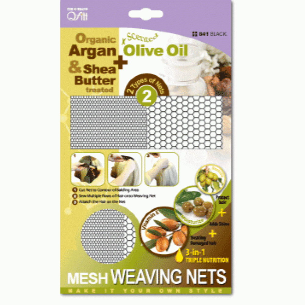Qfitt Argan Olive Oil & Shea Butter Treated Strechweaving Nets Qfitt Argan Olive Oil & Shea Butter Treated Strechweaving Nets
