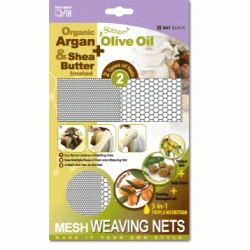 Qfitt Argan Olive Oil & Shea Butter Treated  Mesh Weaving Nets