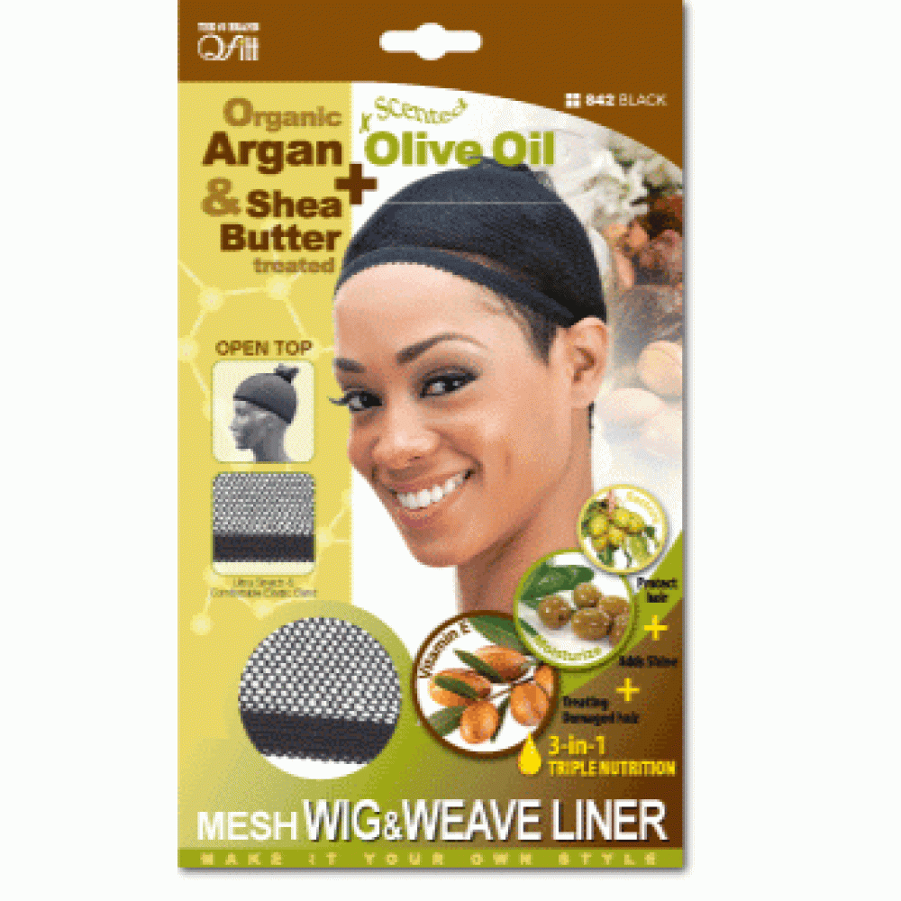 Qfitt Argan Olive Oil & Shea Butter Treated Mesh Wig & Weave Liner Qfitt Argan Olive Oil & Shea Butter Treated Mesh Wig & Weave Liner