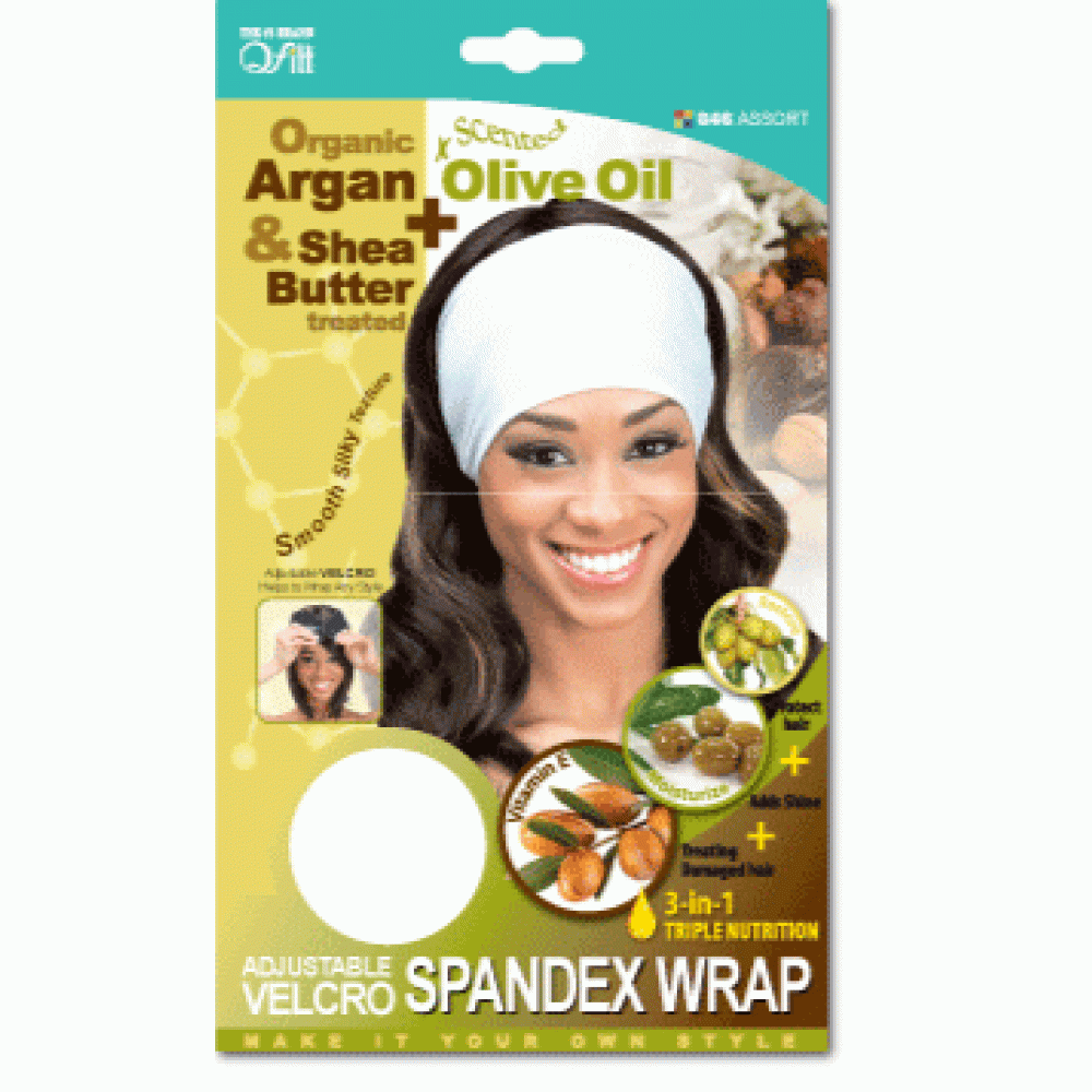 Qfitt Argan Olive Oil & Shea Butter Treated Adjustable Velcro Spandex Wrap Qfitt Argan Olive Oil & Shea Butter Treated Adjustable Velcro Spandex Wrap