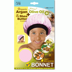 Qfitt Argan Olive Oil & Shea Butter Treated Kid Bonnet Qfitt Argan Olive Oil & Shea Butter Treated Kid Bonnet