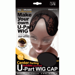 Qfitt Make Your Own Wig Center Parting U-part Wig Cap With Lace