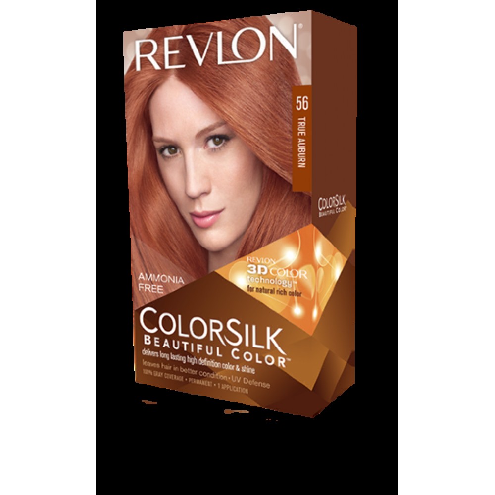 Revlon Colorsilk Beautiful Color Permanent Hair #56 True Auburn