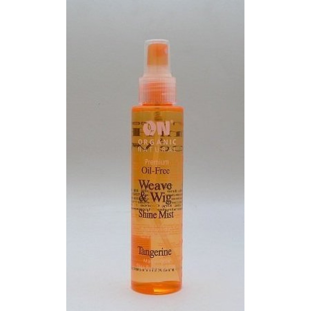 on natural oil free weave & wig shine mist tangerine on natural oil free weave & wig shine mist tangerine