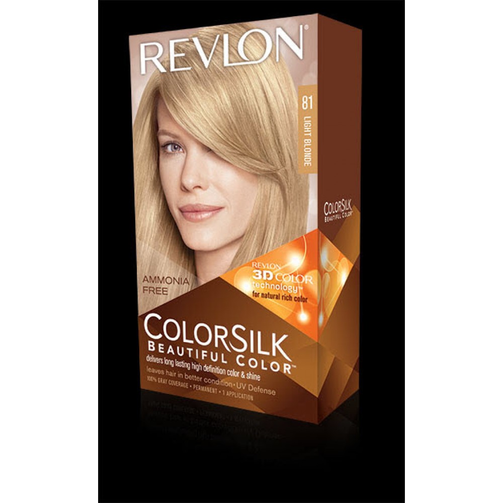 Revlon Colorsilk Beautiful Color Permanent Hair #81 Light Blonde