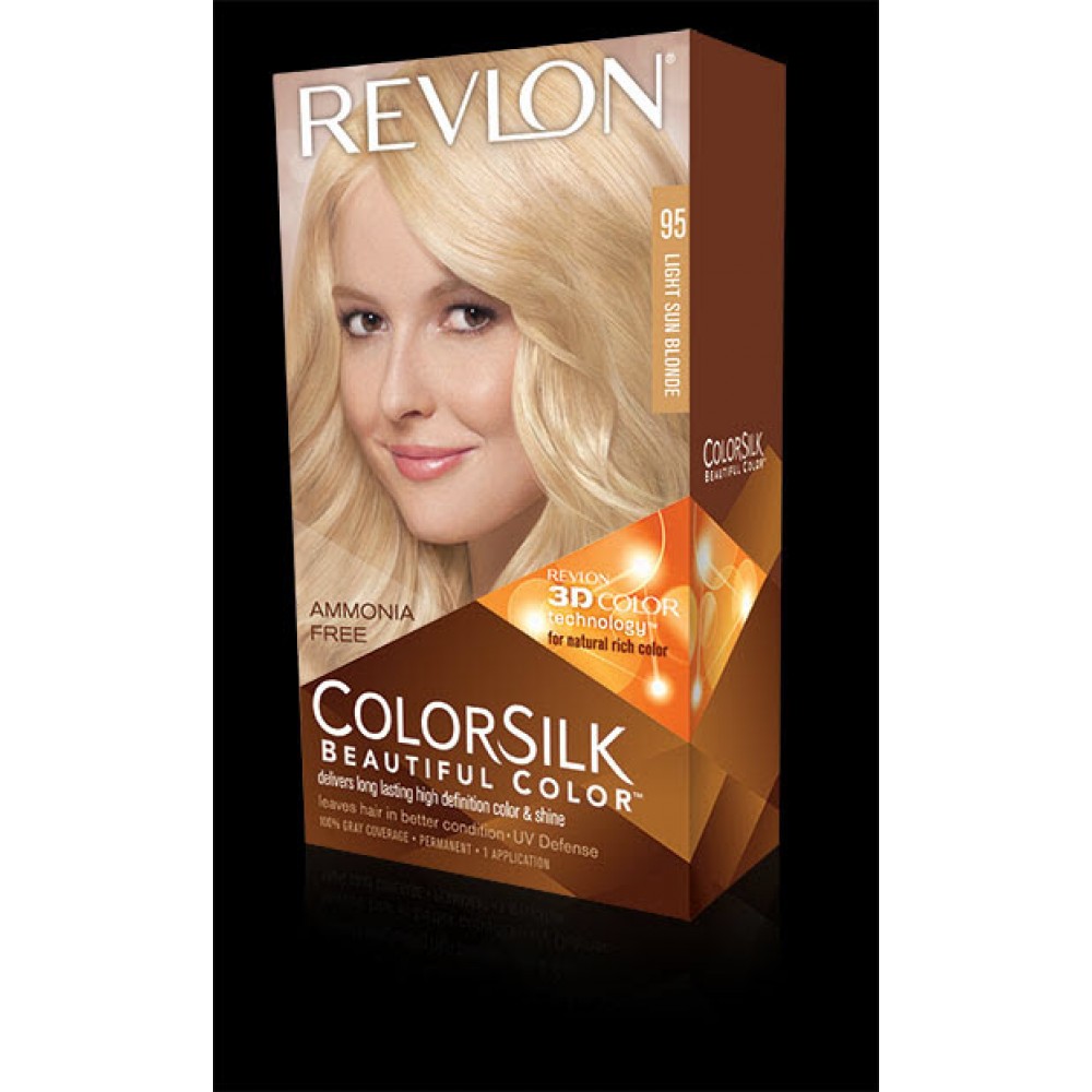 Revlon Colorsilk Beautiful Color Permanent Hair #95 Light Sun Blonde