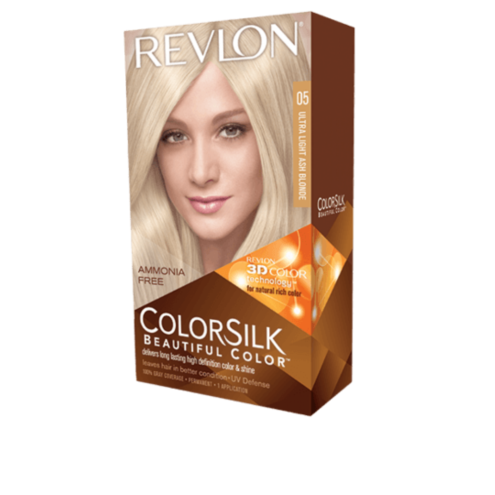Revlon Colorsilk Beautiful Color Permanent Hair #05 Ultra Light Ash Blonde