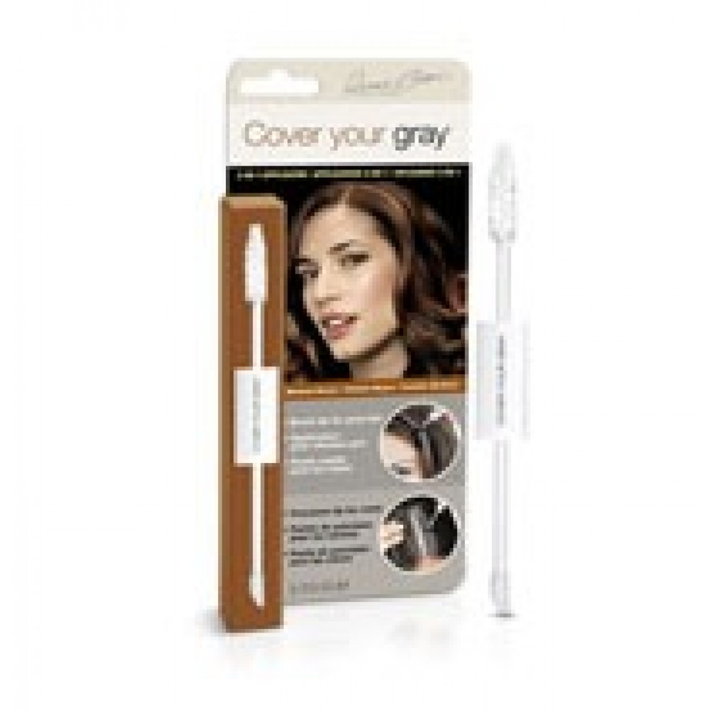 cover your gray  2-in-1 hair color touch up wand - medium brown