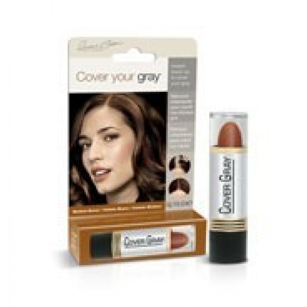 cover your gray hair touch-up stick - medium brown cover your gray hair touch-up stick - medium brown