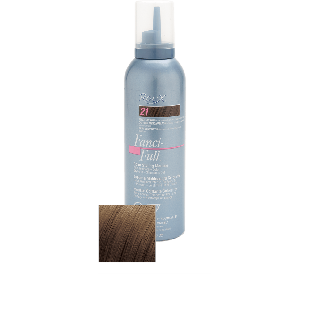 Roux Fanci-full Color Styling Mousse #21 Plush Brown Roux Fanci-full Color Styling Mousse #21 Plush Brown