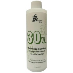 Super Star Cream Peroxide Developer 30 Volume 8 Oz