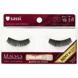 Sassi Maiasa 100% Remy Human Hair  Eyelashes With Glue #20