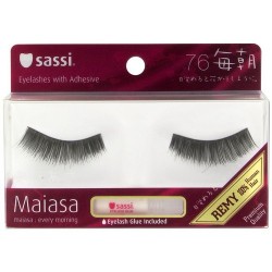 Sassi Maiasa 100% Remy Human Hair  Eyelashes With Glue #76