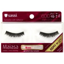 Sassi Maiasa 100% Remy Human Hair  Eyelashes With Glue #600