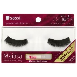 Sassi Maiasa 100% Remy Human Hair  Eyelashes With Glue #79