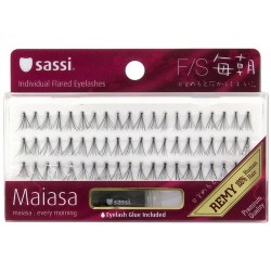 Sassi Maiasa 100% Remy Human Hair  Eyelashes Flare Short