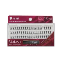 Sassi Maiasa Eyelashes Knot Free Db.flare W/glue Short 10ply
