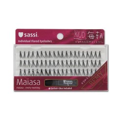 Sassi Maiasa Eyelashes Knot Free Db.flare W/glue Long 10ply