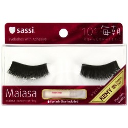 Sassi Maiasa 100% Remy Human Hair  Eyelashes With Glue #101