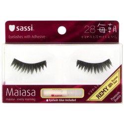Sassi Maiasa 100% Remy Human Hair  Eyelashes With Glue #28