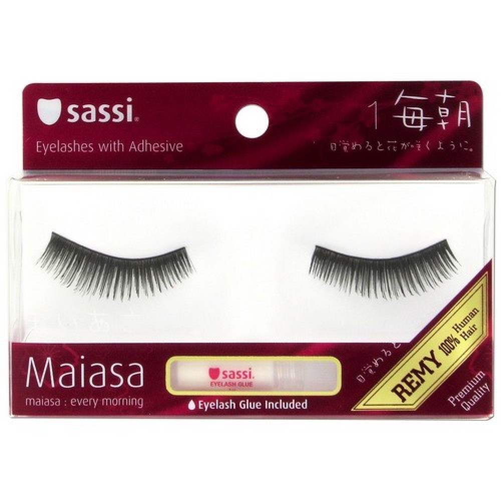 Sassi Maiasa 100% Remy Hair  Eyelashes With Glue #1